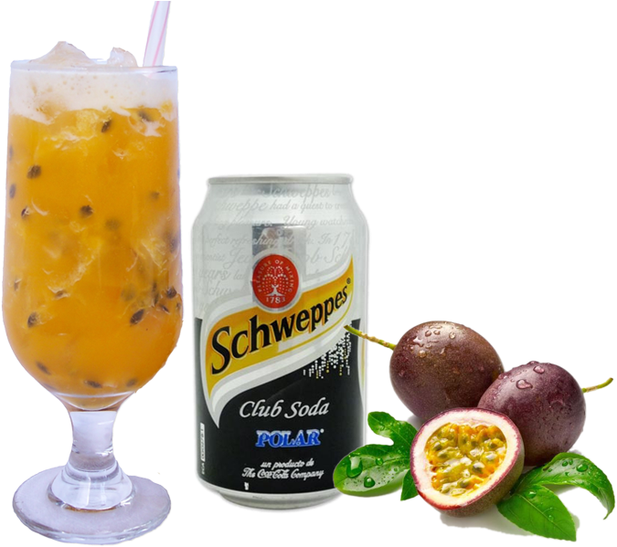 Passion Fruit Cocktailand Soda Can PNG Image