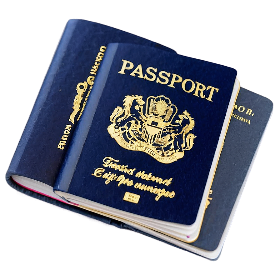 Passport And Map Png Ode PNG Image