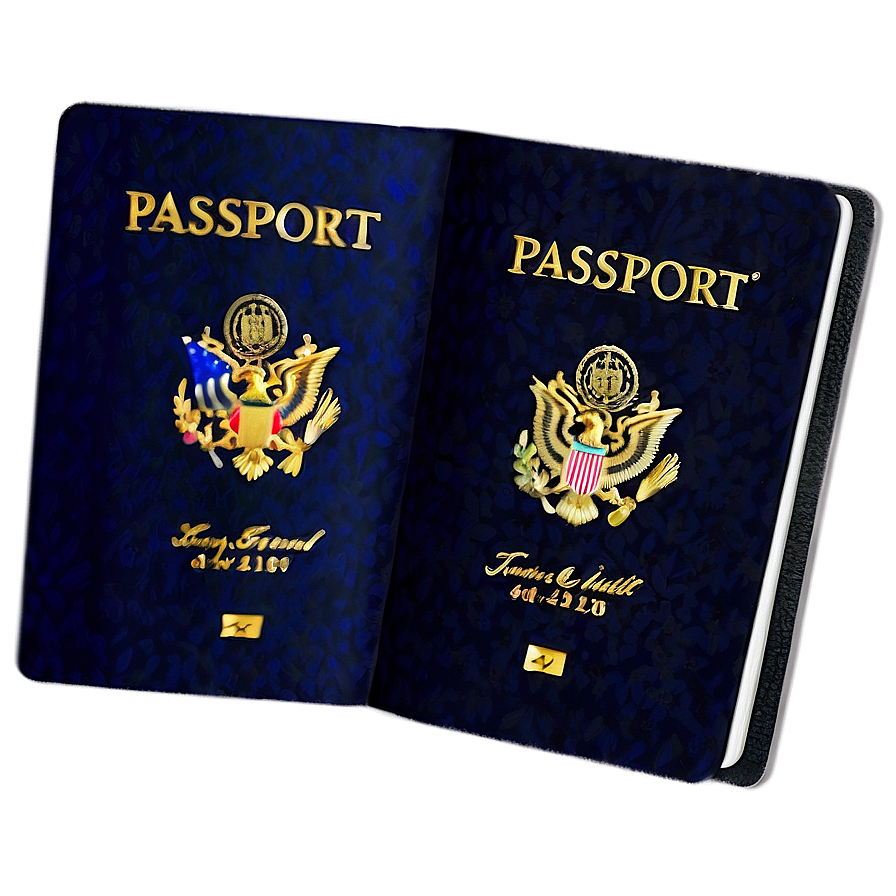 Passport On World Map Png 54 PNG Image