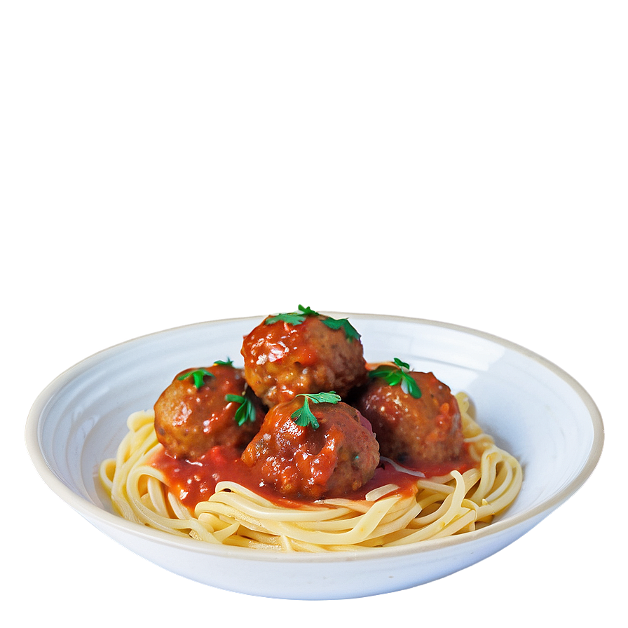 Pasta With Meatballs Png Nqr PNG Image