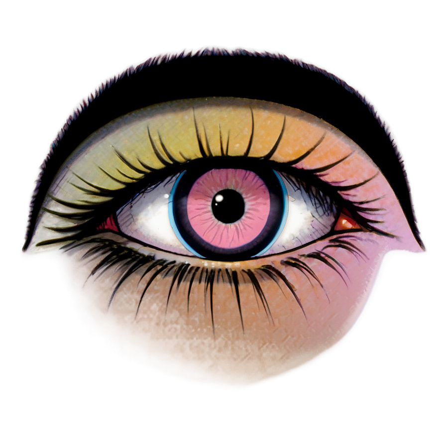 Pastel Anime Eyes Png Wxf74 PNG Image