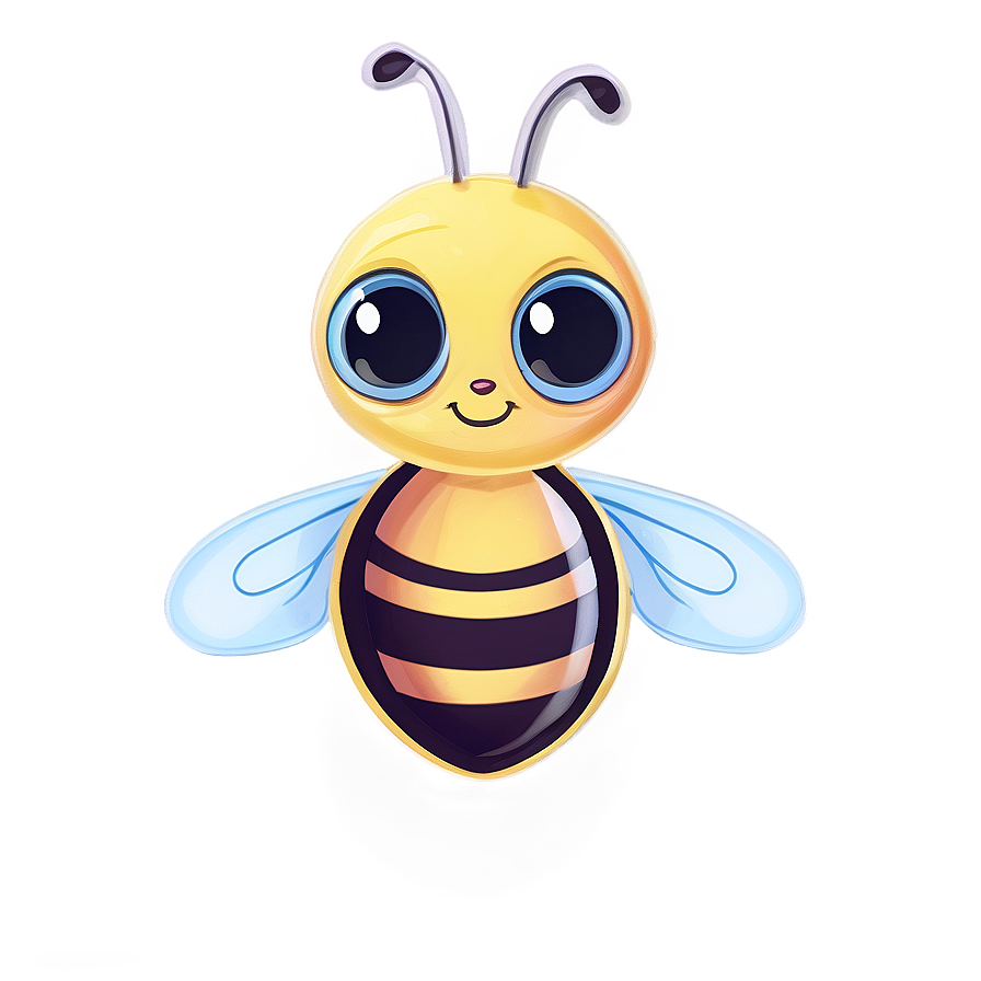 Pastel Cute Bee Png Pmf90 PNG Image