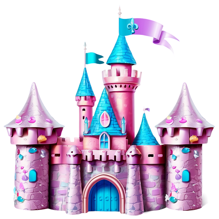 Pastel Disney Castle Png Wma PNG Image