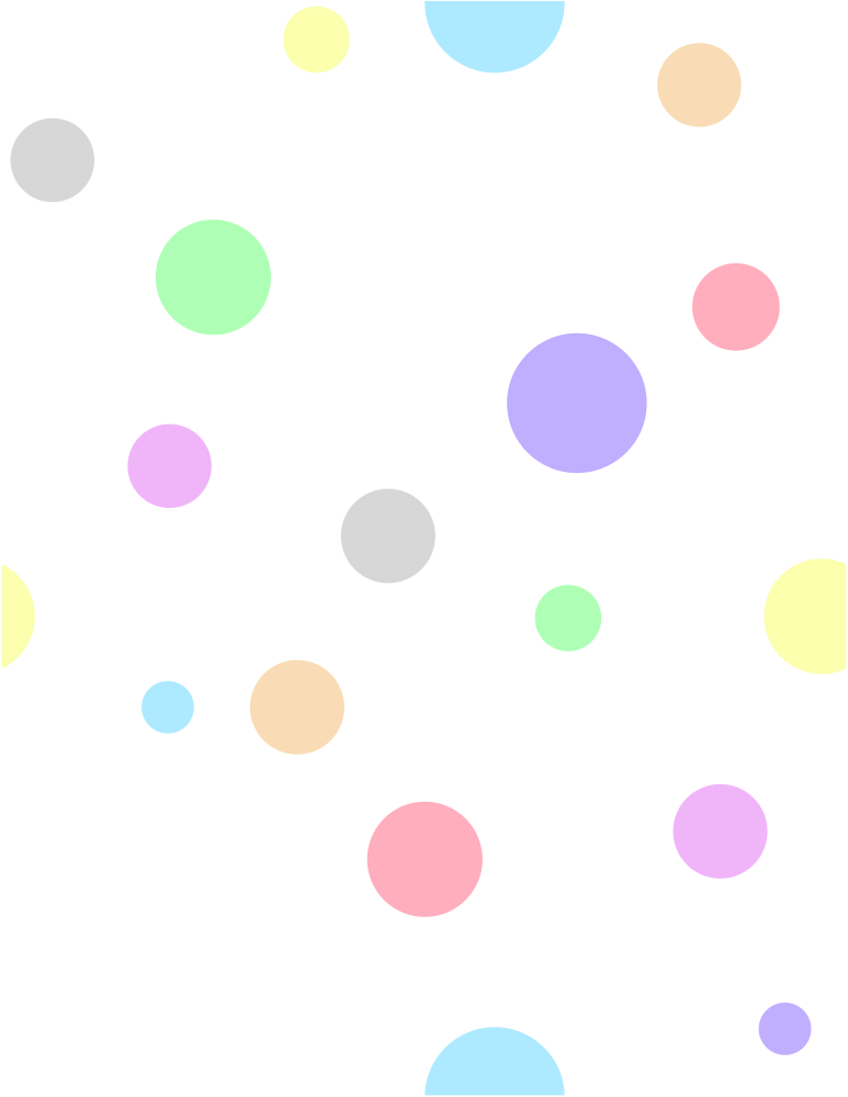 Pastel Dots Pattern PNG Image