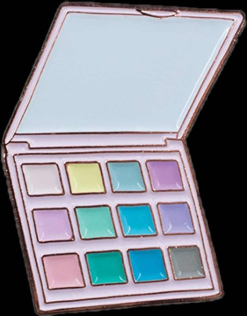 Pastel Eyeshadow Palette PNG Image