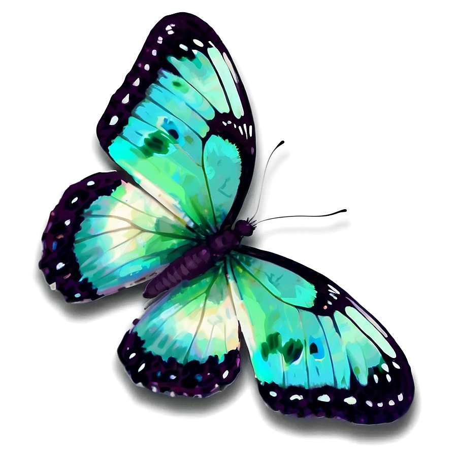 Pastel Green Butterfly Png Akv PNG Image