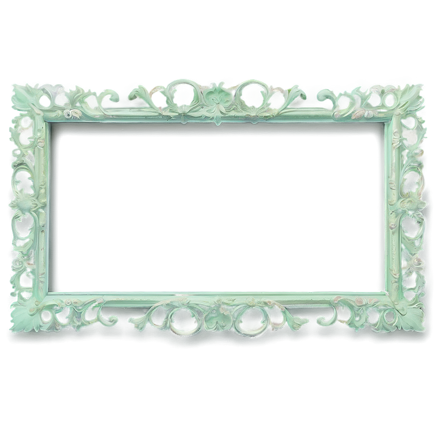 Pastel Green Frame Png 06262024 PNG Image