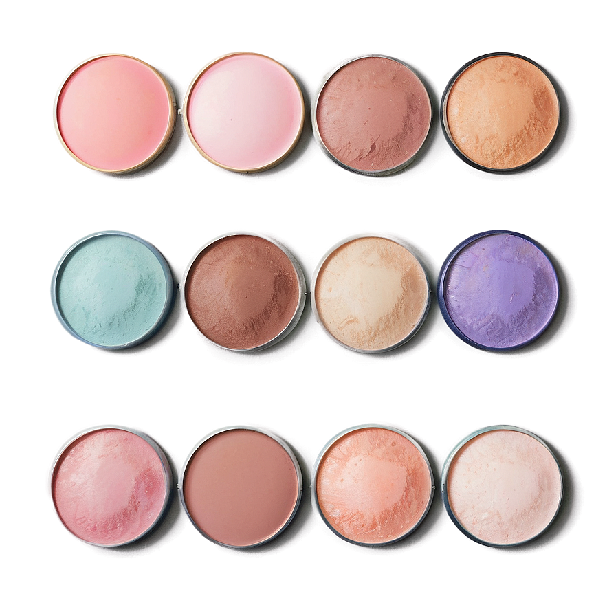 Pastel Makeup Palette Png 05252024 PNG Image