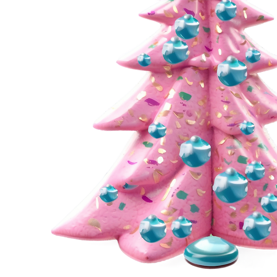 Pastel Pink Christmas Tree Png 06122024 PNG Image