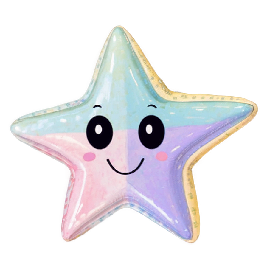 Pastel Star Cute Png Aev PNG Image