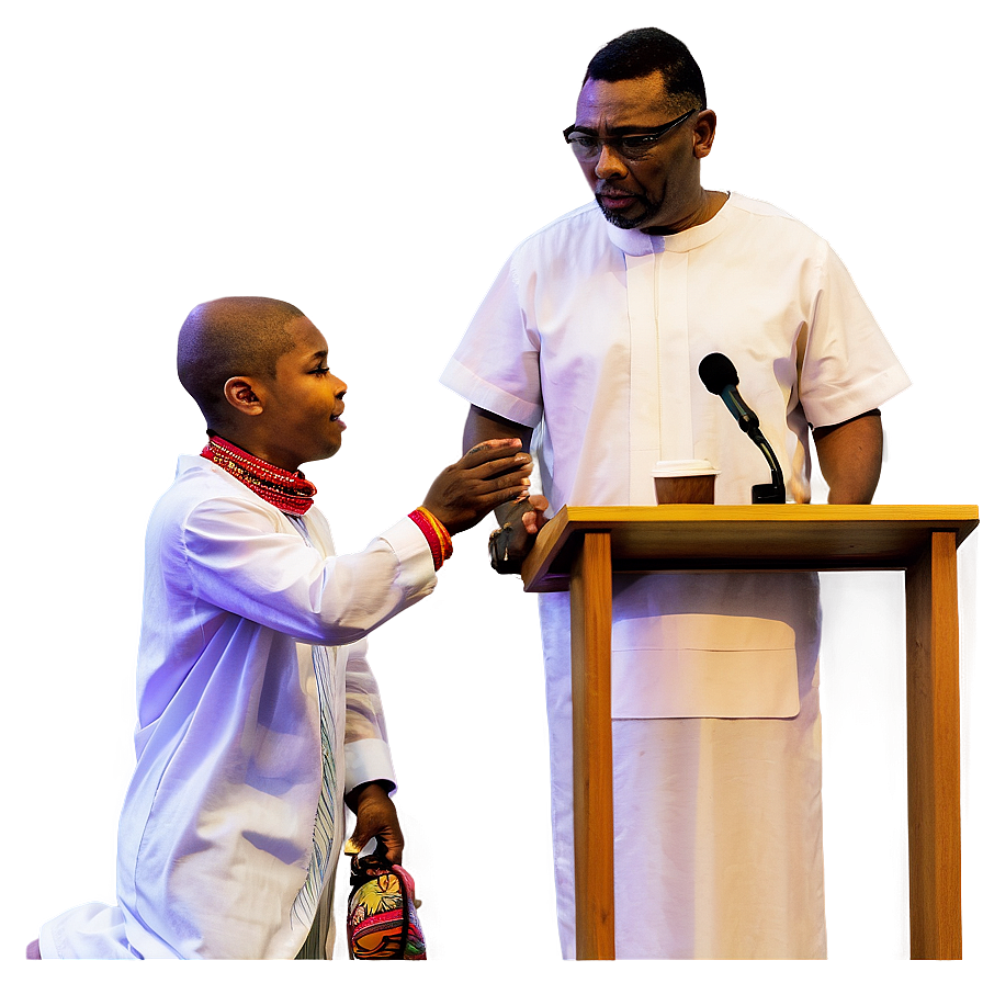 Pastor In Easter Service Png Wuk PNG Image