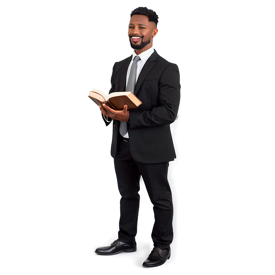 Pastor With Bible Png 95 PNG Image