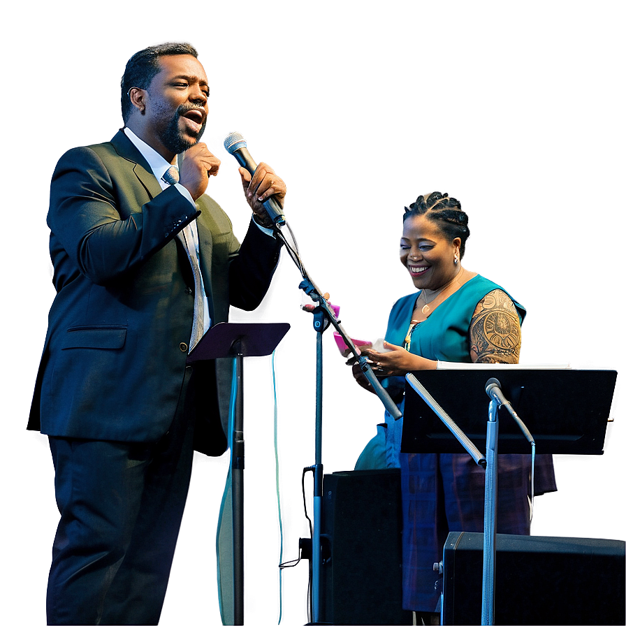 Pastor With Worship Team Png Yay30 PNG Image