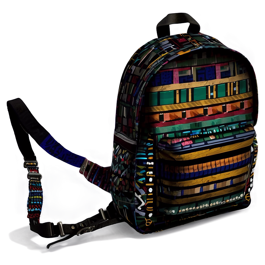 Patchwork Backpack Png Wks53 PNG Image