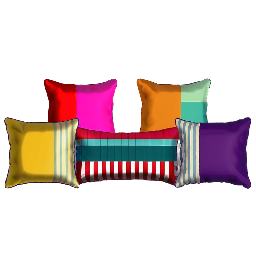 Patchwork Throw Pillows Png 67 PNG Image