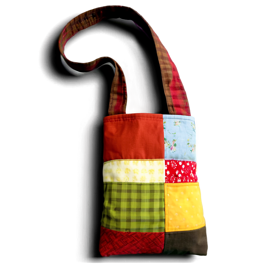 Patchwork Tote Bag Png 05252024 PNG Image