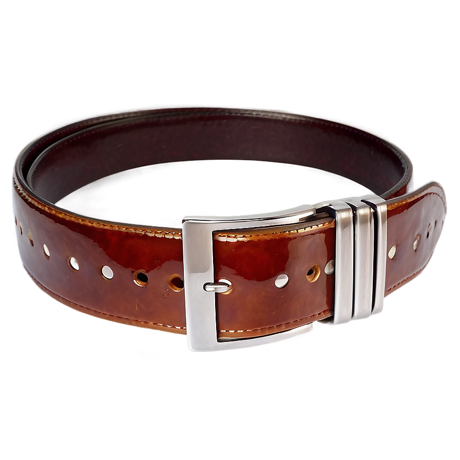 Patent Leather Belt Png Qht82 PNG Image