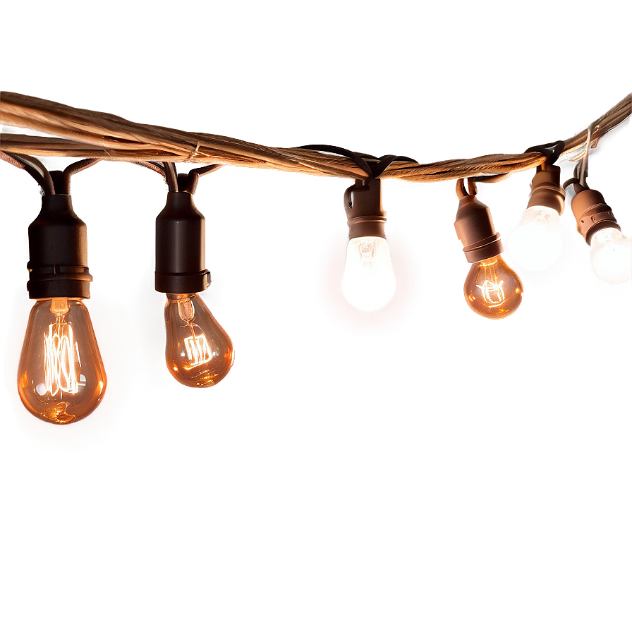 Patio String Light Png 06212024 PNG Image