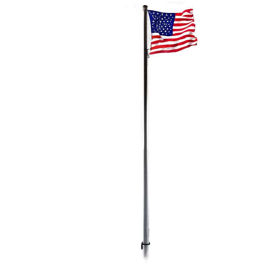 Patriotic Display American Flag Pole Png Wfd13 PNG Image