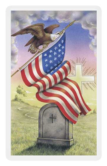 Patriotic Eagleand Flag Memorial Day PNG Image