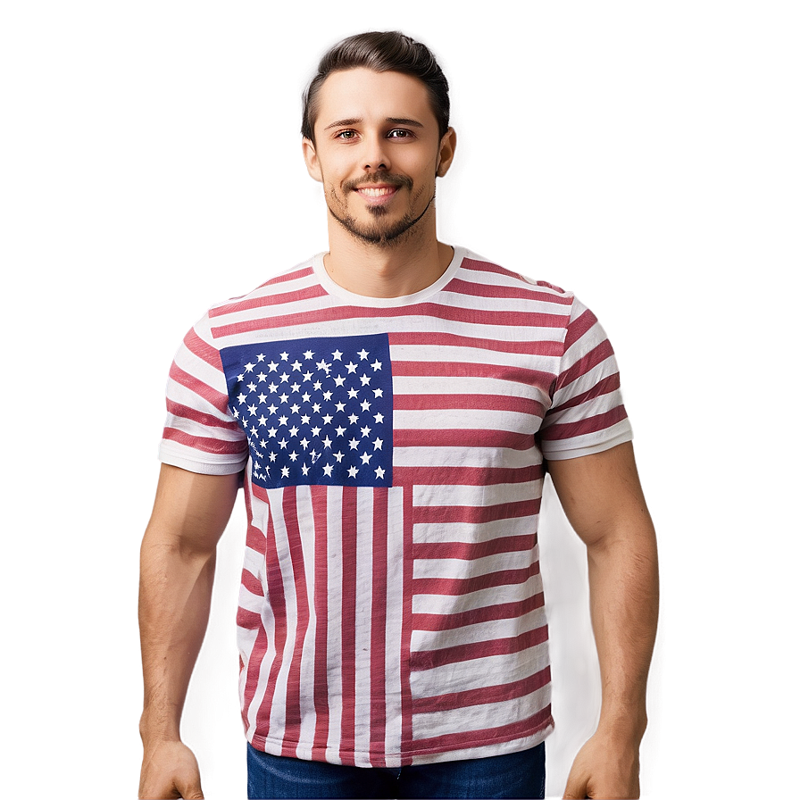 Patriotic Flag Tshirt Png Grv80 PNG Image