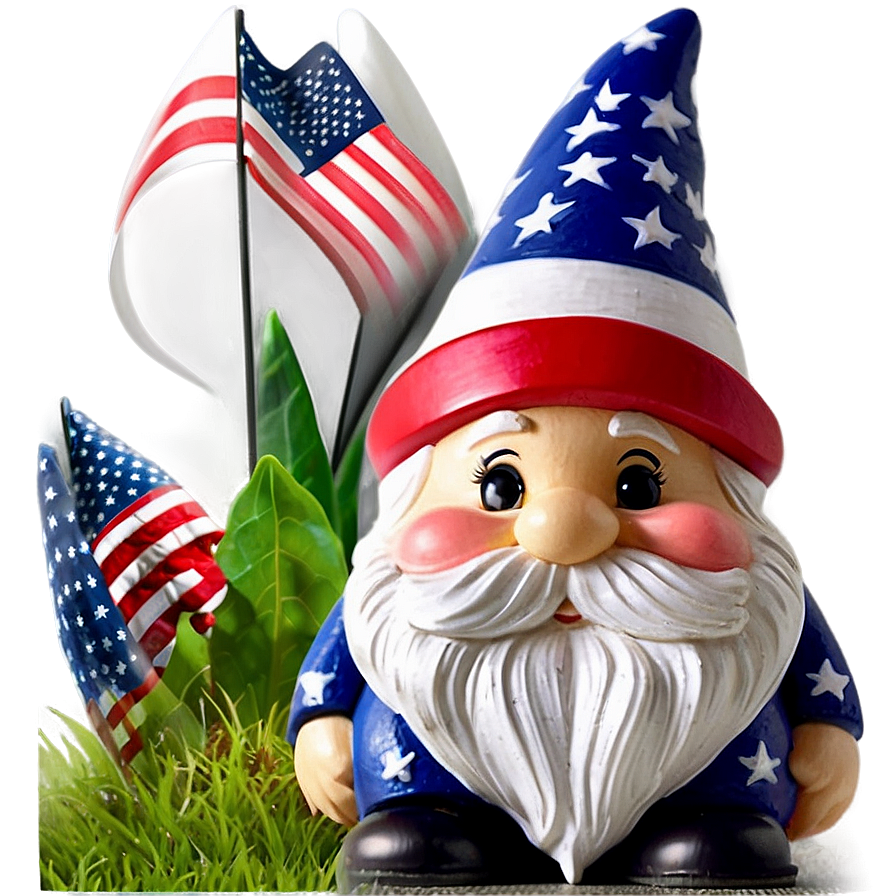 Patriotic Garden Gnome Png Ilm PNG Image