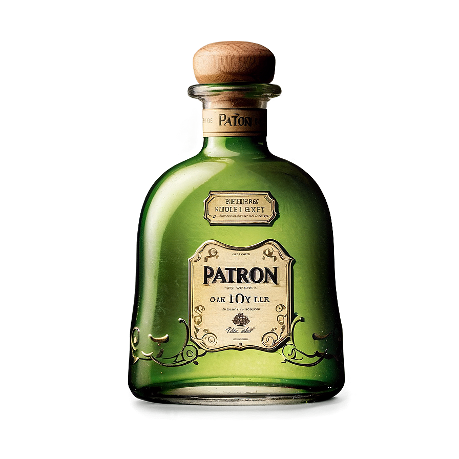 Patron Bottle Gift Package Png Hmb PNG Image