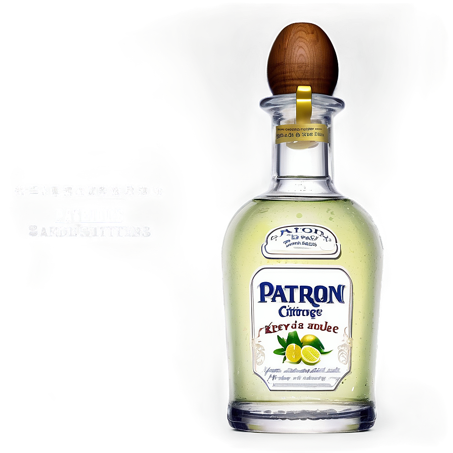 Patron Citronge Bottle Png Fxi PNG Image