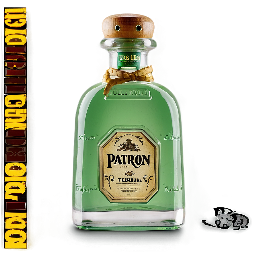 Patron Tequila Bottle No Background Png Rjr65 PNG Image