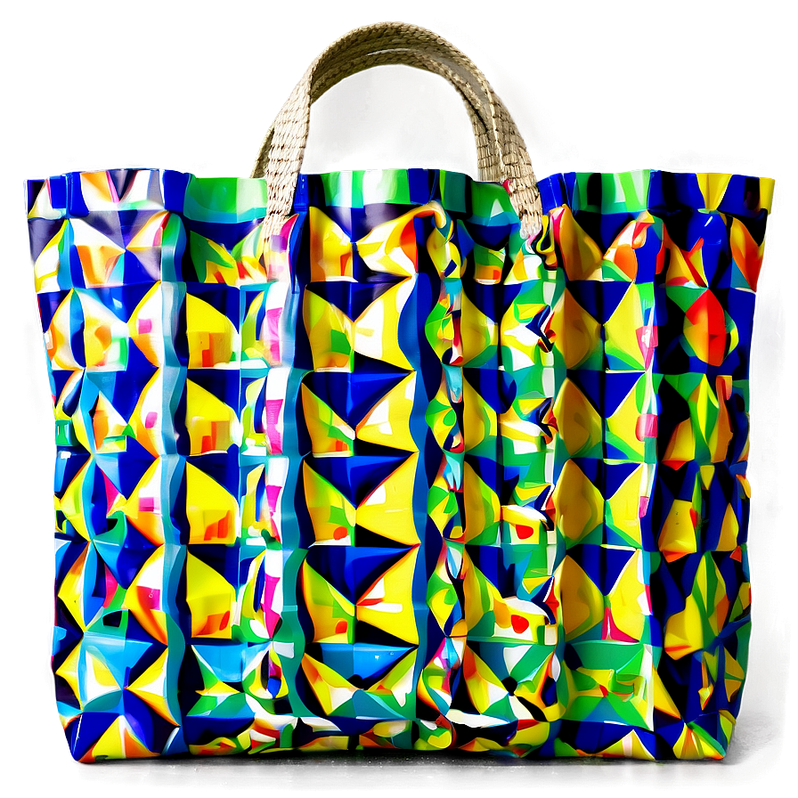 Patterned Grocery Bag Png Lfh29 PNG Image