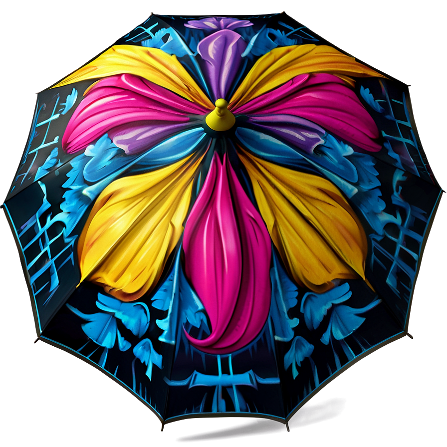 Patterned Umbrella Png Ewp PNG Image