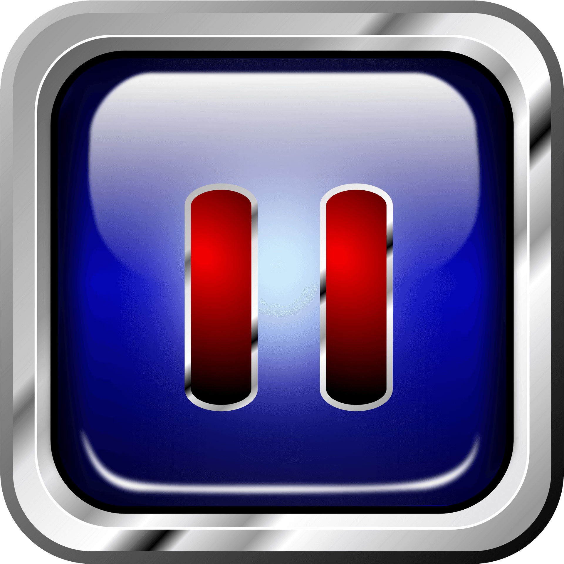 Pause Button Icon PNG Image