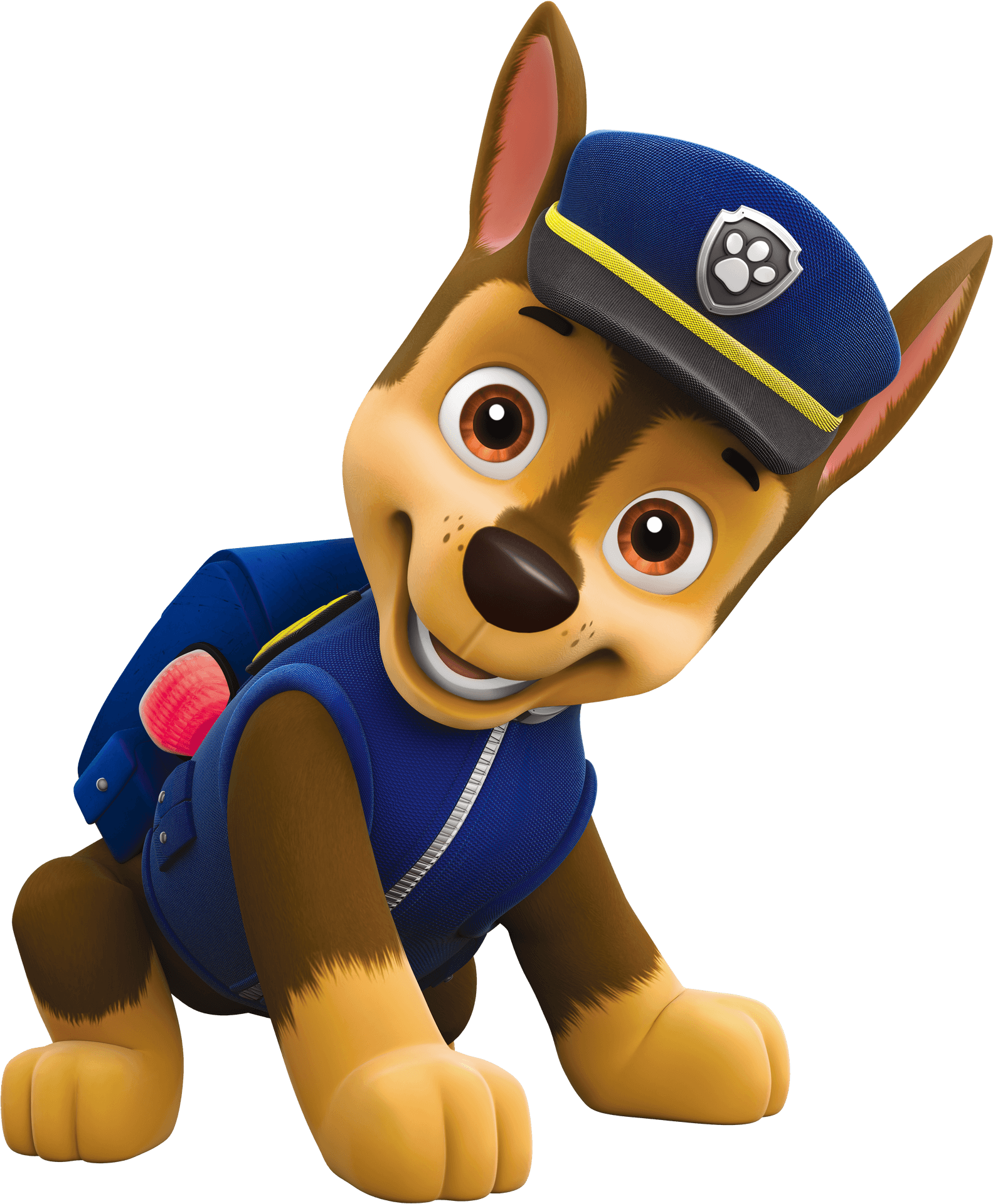 Paw Patrol Chase Character PNG Image