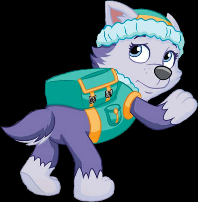 Paw Patrol Everest Character PNG Image