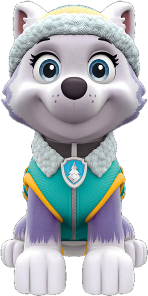 Paw Patrol Husky Character PNG Image