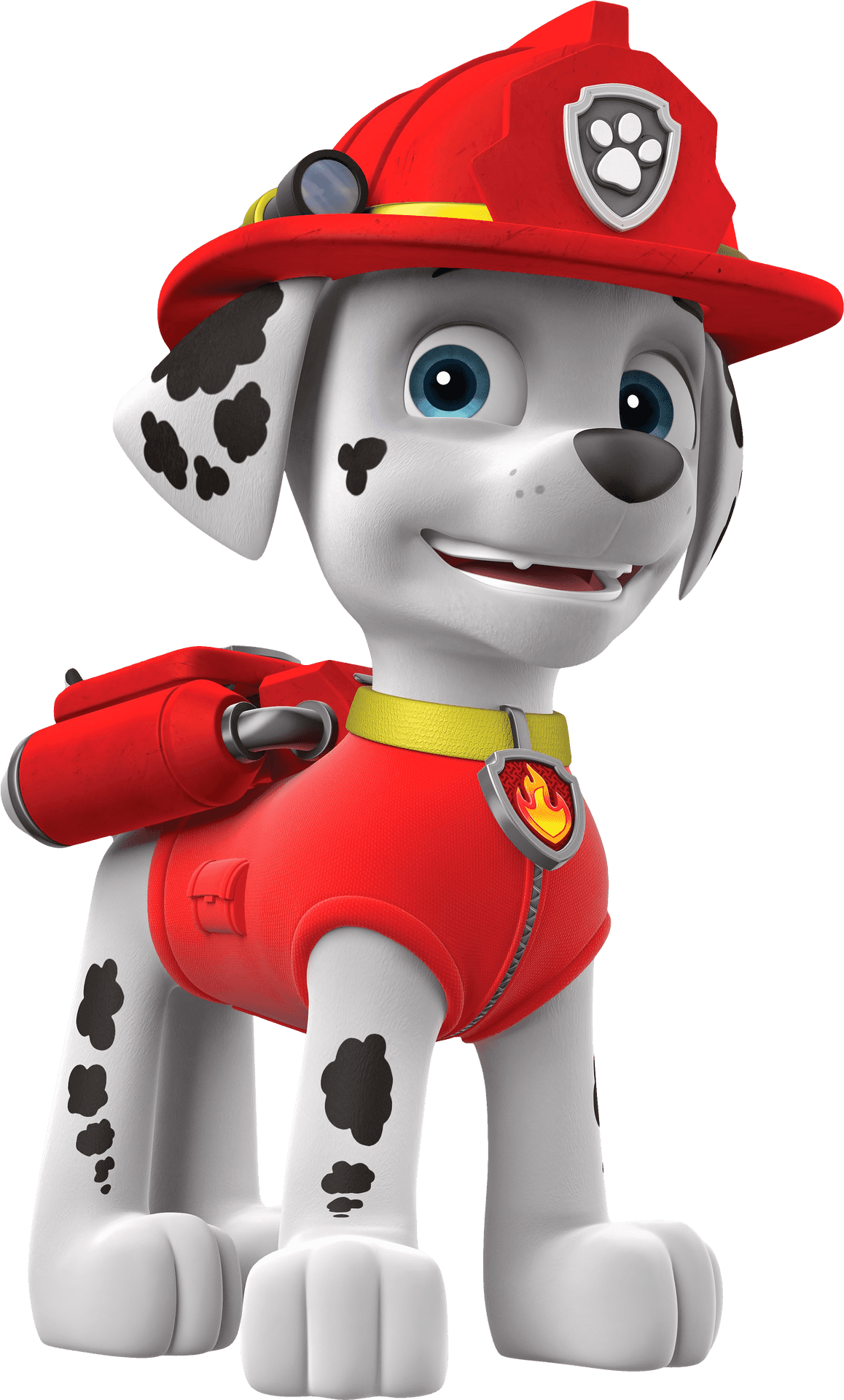 Paw Patrol Marshall Fire Pup PNG Image