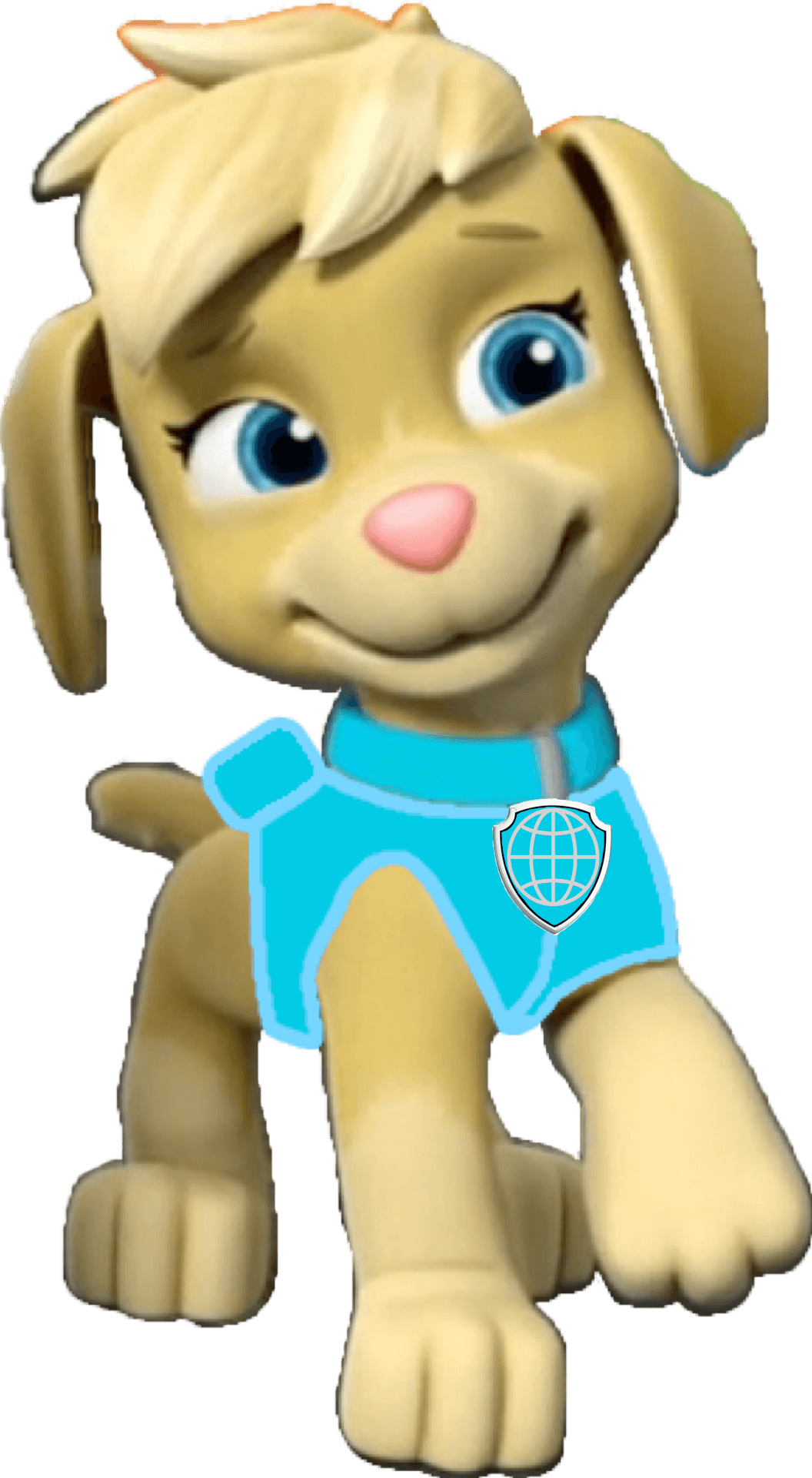 Paw Patrol Pupin Blue Uniform PNG Image