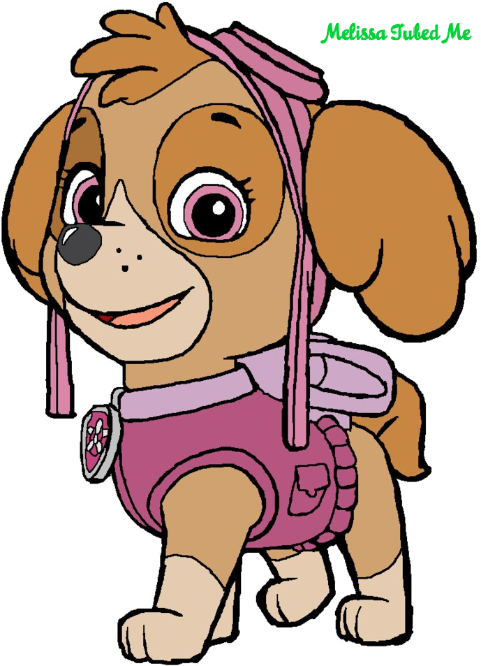 Paw Patrol Skye Character Illustration PNG Image