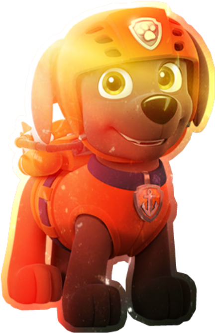 Paw Patrol Zuma Character PNG Image