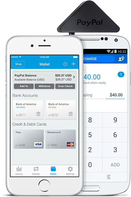 Pay Pal Mobile App Screenshots PNG Image