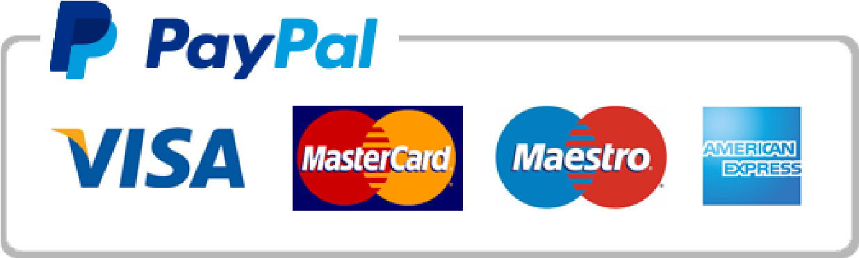 Pay Pal Supported Credit Card Logos PNG Image