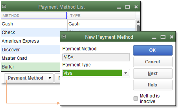 Payment Method Software Screenshot PNG Image