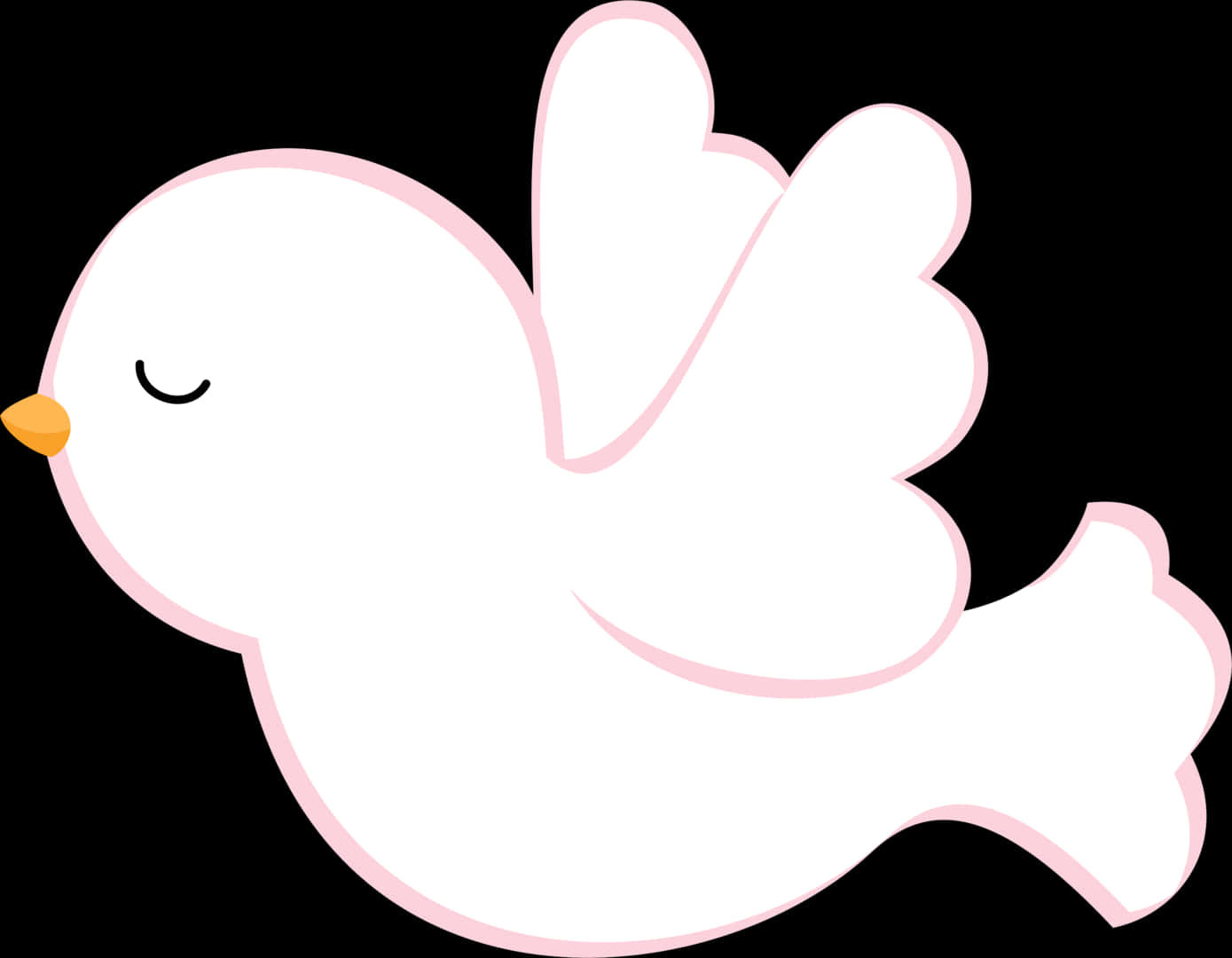 Peaceful Dove Baptism Theme PNG Image