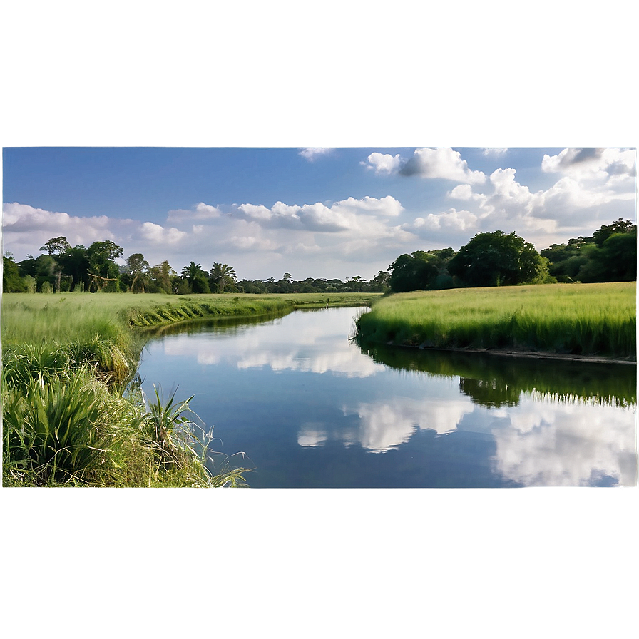 Peaceful River Bend Landscape Png 34 PNG Image