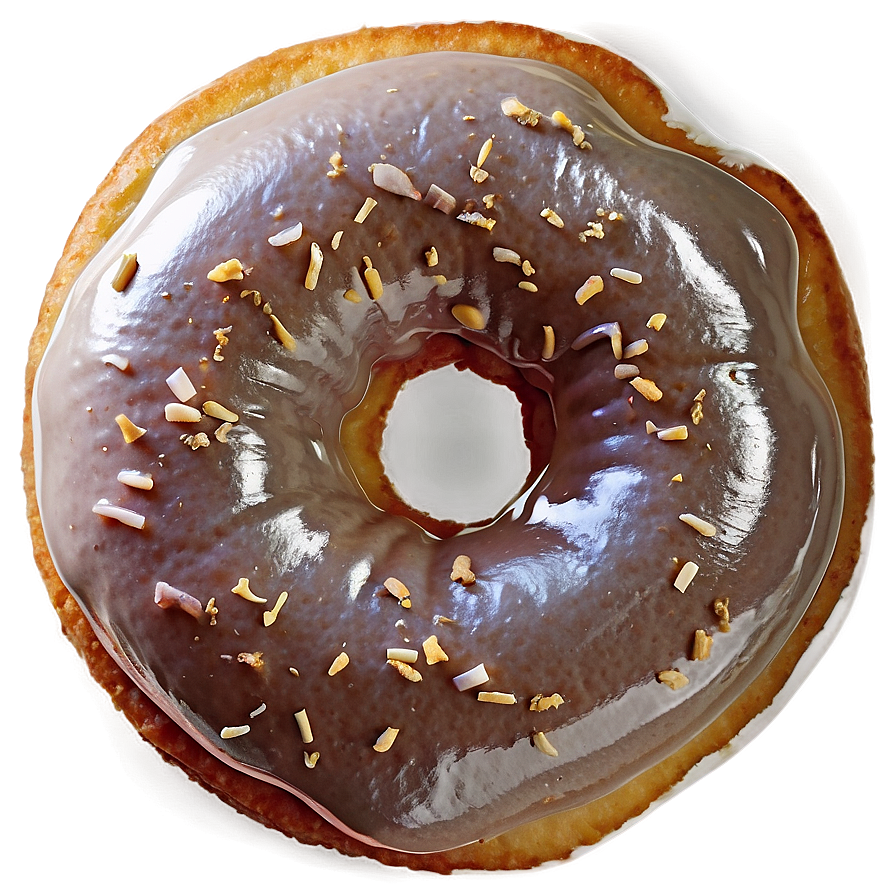 Peach Cobbler Donut Png Mku PNG Image