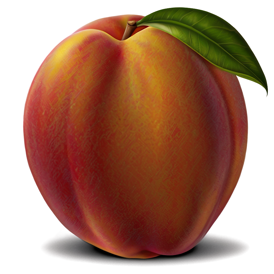 Peach Illustration Png Ojr PNG Image