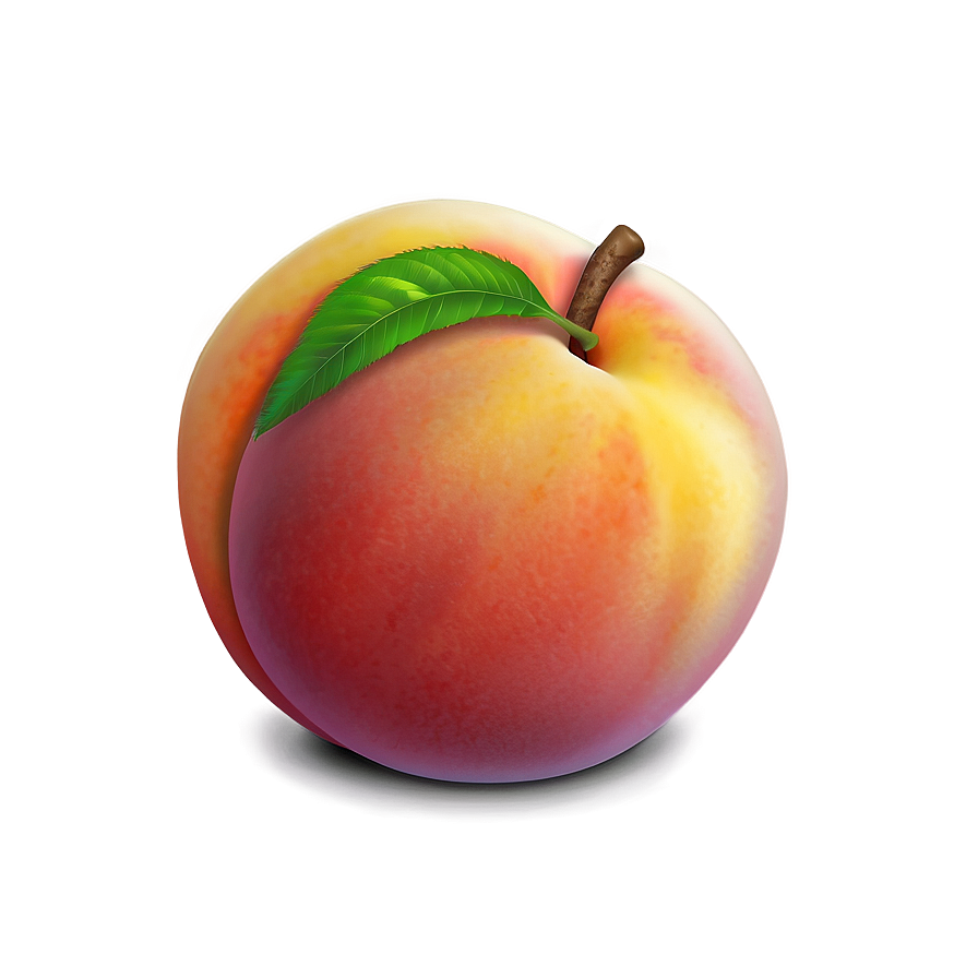 Peach Illustration Png Syu PNG Image