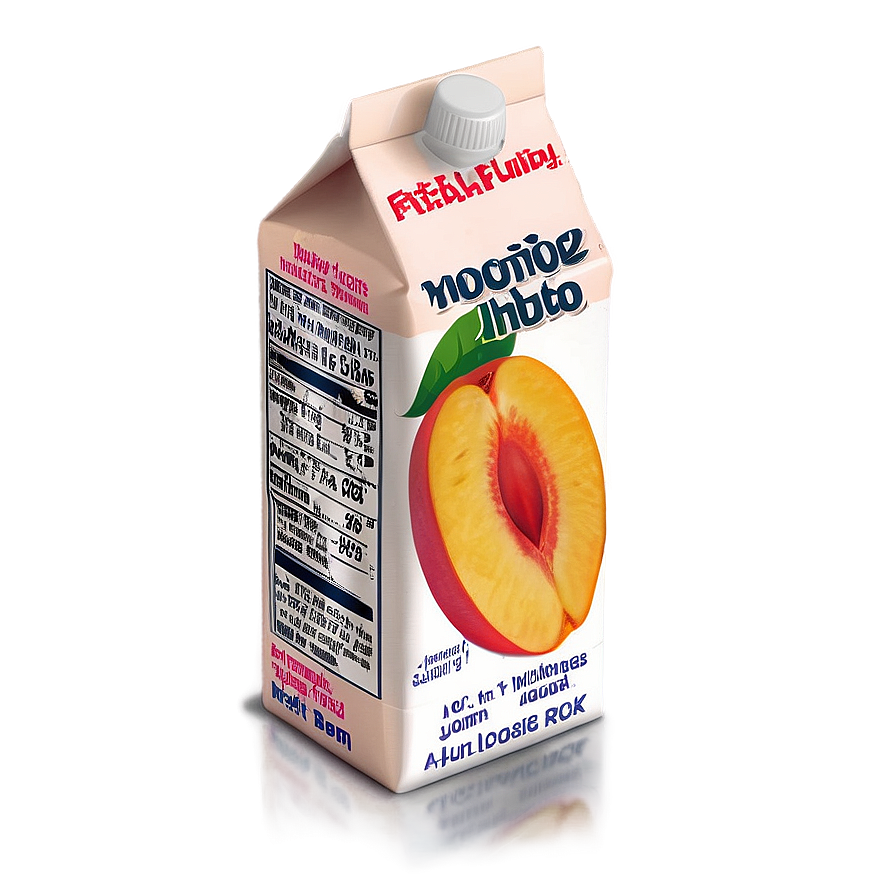 Peach Juice Box Png Wcm19 PNG Image