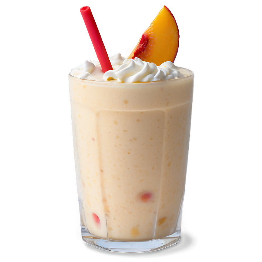 Peach Milkshake Png Gxk36 PNG Image