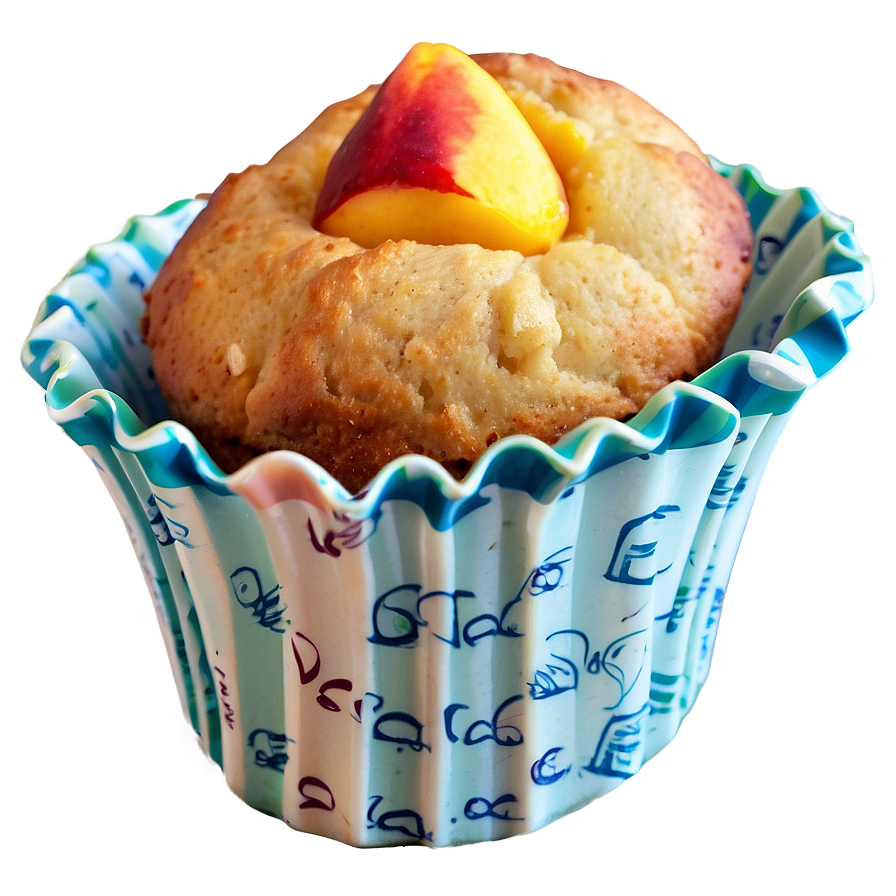 Peach Muffin Bake Png 98 PNG Image